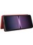 Sony Xperia 1 V 2023 Için Kılıf Deri Folio Flip Case Manyetik Karbon (Yurt Dışından) 4