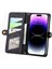 IPhone 14 Için Flip Case Cüzdan Kılıf Basit Iş Flip Kapak (Yurt Dışından) 4