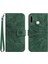 Kart Yuvaları Tutucu Kabartmalı Ayçiçeği Pu ile Samsung Galaxy A70E Için Kılıf (Yurt Dışından) 1