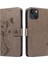 IPhone 13 Mini Yüksek Kalite Deri Cüzdan Telefon Kılıfı Kabartmalı (Yurt Dışından) 1