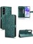 Samsung Galaxy A35 5g Manyetik Toka Geometrik Desen Deri (Yurt Dışından) 1