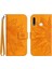 Kart Yuvaları Tutucu Kabartmalı Ayçiçeği Pu ile Samsung Galaxy A70E Için Kılıf (Yurt Dışından) 1