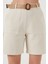Pamuklu Slim Fit Hasır Kemerli Short Bayan Short 673SY600 5