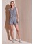Flamlı Regular Fit V Yaka Yelekli Şortlu Takım Bayan Takım 67045802S4 1