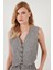 Flamlı Regular Fit V Yaka Yelekli Şortlu Takım Bayan Takım 67045802S4 5