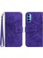 Kart Yuvaları Tutucu Kabartmalı Ayçiçeği Pu ile Oppo Oppo 4 Pro 5g Için Kılıf (Yurt Dışından) 1