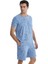 Erkek T-Shirt 10621 - Mavi 5