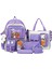 Lrsmile Tavşan Detaylı Çanta Seti - Mor (Yurt Dışından) 1