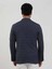Lacivert Erkek Slim Fit Çizgili Sivri Yaka Ceket 104442 8