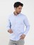 Mavi Erkek Slim Fit Düz Brent Düğmeli Yaka Uzun Kol Gömlek - 104329 3