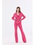Astarlı Iğne Detaylı Ottoban Ceket | CKT34752 Pembe 1