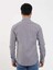 Kahverengi Erkek Slim Fit Puantiyeli Brent Düğmeli Yaka Uzun Kol Gömlek 5