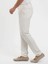 Ekru Erkek Slim Fit Çizgili Gofre Desenli Pantolon - 104448 3