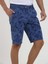 Saks Erkek Slim Fit Çiçek Desenli Short - 107687 1