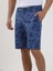 Saks Erkek Slim Fit Çiçek Desenli Short - 107687 3