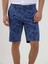 Saks Erkek Slim Fit Çiçek Desenli Short - 107687 4