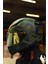 Rapıd 2 Race Thunder Bırds Mat Yeşil-Siyah-Gri Kask 3