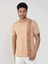 Vizon Erkek Slim Fit Desenli O Yaka T-shirt 2