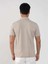Bej Erkek Slim Fit Jakarlı Polo Yaka T-shirt 5