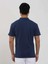 Lacivert Erkek Slim Fit Düz Polo Yaka T-shirt 4