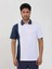 Beyaz Erkek Slim Fit Desenli Polo Yaka T-shirt 2