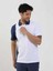 Beyaz Erkek Slim Fit Desenli Polo Yaka T-shirt 4