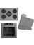 Flowart Basıc Serisi Gri Ankastre Set (RS038+ XE62CPR + D082) 1