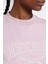 cl Ae Bıg Logo Crop Tee Pembe Kadın Kısa Kol T-Shirt 4