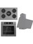 Flowart Basıc Serisi Gri Ankastre Set (RS038+ XE62CPR + D079 ) 1