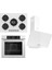 Flowart Basıc Serisi Beyaz Ankastre Set (RS036+ XE62CB + D087 ) 1