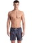 Beach Allover Printed Erkek Gri Yüzücü Şortu 007150560 1