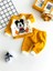 Neşeli Bebekler Mickey Kabartma Desen Welsoft Takım Sarı 1