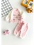 Neşeli Bebeklerimiz Hello Kitty Nakışlı Desen Welsoft Takım Pembe 1