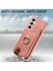 Samsung Galaxy S23 Fe Kılıf Fermuar Cüzdan Yüzük Kickstand Arka Kabuk-Pembe (Yurt Dışından) 5