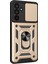 Samsung Galaxy M55 5g Kılıf Kickstand Pc + Tpu Telefon Kabuğu Slayt Kamera Koruyucu Kapak-Altın Için (Yurt Dışından) 1