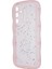 Samsung Galaxy A24 4G(162,1 x 77,6 x 8,3 Mm) Telefon Kılıfı Tpu Glitter Sparkle Dalgalı Kenar Kabuk-Şeffaf Pembe (Yurt Dışından) 2