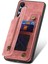 Samsung Galaxy A25 5G(GLOBAL)(161.0 x 76.5 x 8.3mm) Kickstand Kılıf Fermuar Cüzdan Retro Telefon Kapağı-Pembe (Yurt Dışından) 4
