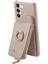 Samsung Galaxy S23 Kılıf Fermuar Rfıd Engelleme Halkası Kickstand Telefon Arka Kapak-Haki (Yurt Dışından) 4