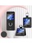 Samsung Galaxy Z Flip6 5g Katlanmış Telefon Kılıfı Için Cilt Dokunmatik Sert Pc Telefon Kapağı, Halka Tutucu-Siyah (Yurt Dışından) 5
