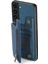Samsung Galaxy S22+5G Retro Kılıf Kickstand Pu+Tpu Fermuarlı Cüzdan Telefon Kabuğu-Mavi (Yurt Dışından) 3