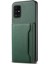 Samsung Galaxy A51 4g SM-A515 Kılıf Kart Tutucu Deri+Pc+Tpu Telefon Kickstand Kapak-Yeşil (Yurt Dışından) 1