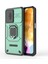 Samsung Galaxy M15 5g Kılıf Slaytlı Kamera Kapak Halkası Kickstand Pc+Tpu Telefon Koruyucu-Yeşil (Yurt Dışından) 4