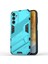 Samsung Galaxy M15 5g Kılıf Pc+Tpu Katlanır Kickstand'lı Düşmeye Dayanıklı Telefon Kılıfı-Bebek Mavisi (Yurt Dışından) 1