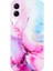 Samsung Galaxy A05 4g Kılıf Mermer Desenli Soft Tpu Telefon Kılıfı-Pembe/mavi (Yurt Dışından) 1