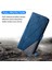 Samsung Galaxy Xcover 5 Cüzdan Kılıf Çizgileri Baskılı Pu Deri Telefon Arka Kapak-Mavi (Yurt Dışından) 5