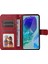 Samsung Galaxy M55 5g 3 Kart Yuvalı Deri Kılıf Cep Telefonu Kapağı-Kırmızı (Yurt Dışından) 1