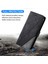 Samsung Galaxy Xcover 5 Cüzdan Kılıf Çizgileri Baskılı Pu Deri Telefon Arka Kapak-Siyah (Yurt Dışından) 5