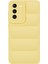 Samsung Galaxy S22+5G Kılıf Aşağı Ceket Tpu Güçlendirilmiş Köşeler Telefon Koruyucu-Sarı (Yurt Dışından) 1