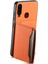 Samsung Galaxy A20S Telefon Kılıfı Kart Yuvaları Kickstand Telefon Kapağı Buzağı Dokusu-Turuncu (Yurt Dışından) 2