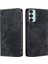Samsung Galaxy M15 5g Folio Flip Case Rfıd Engelleme Kart Tutucu Telefon Kapağı-Siyah (Yurt Dışından) 1
